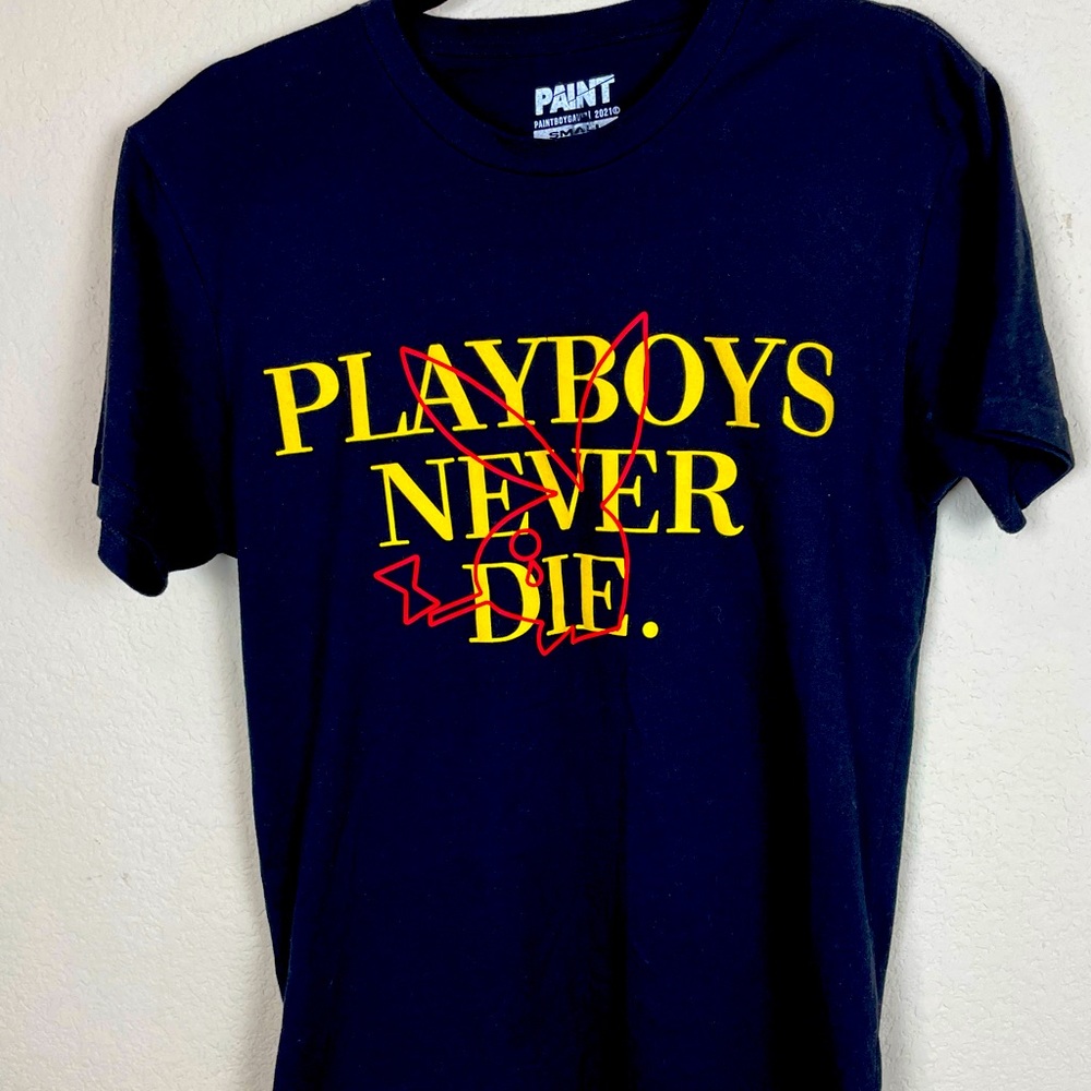 Playboy players never die T-shirt for men